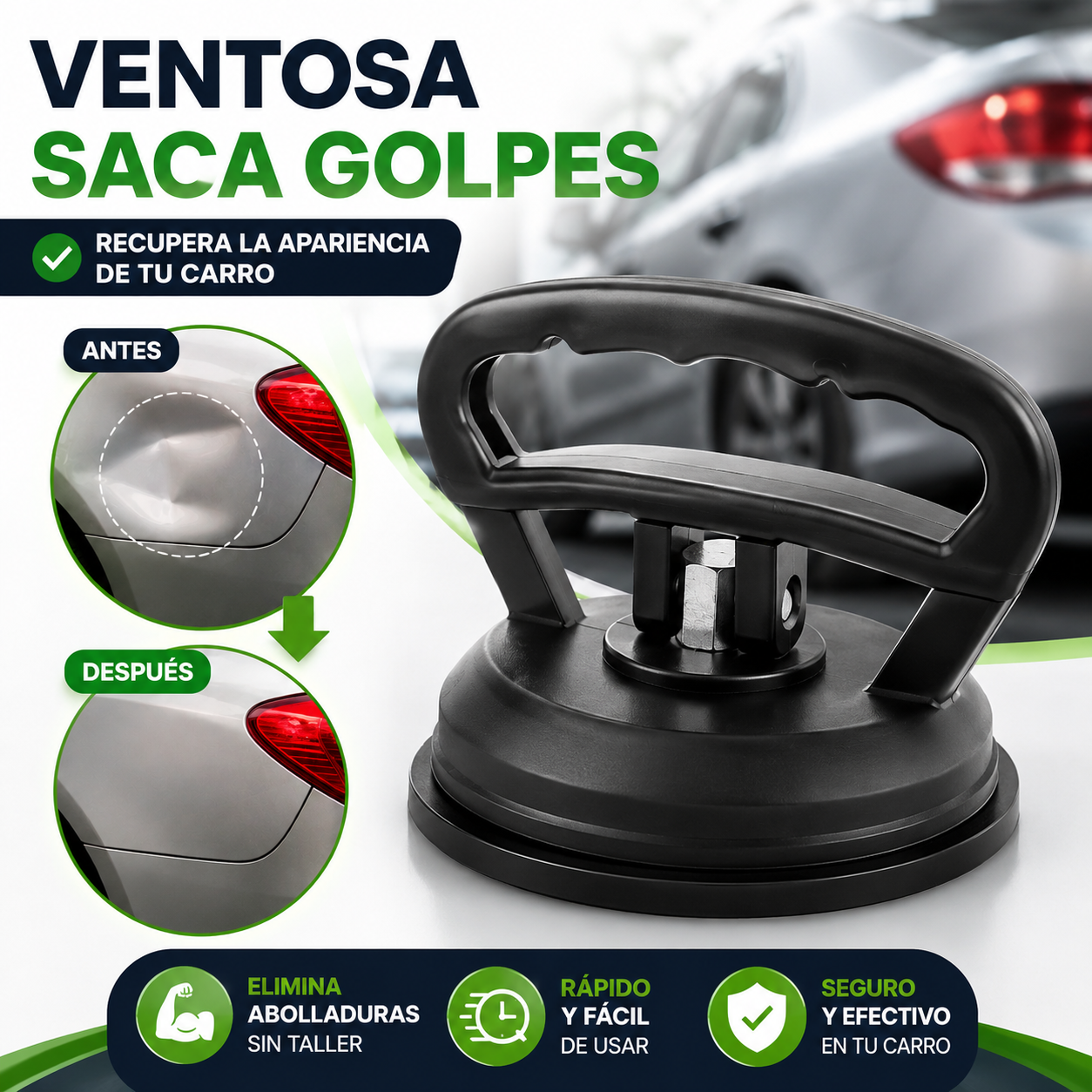 Ventosa Saca Golpes – Elimina abolladuras sin talleres