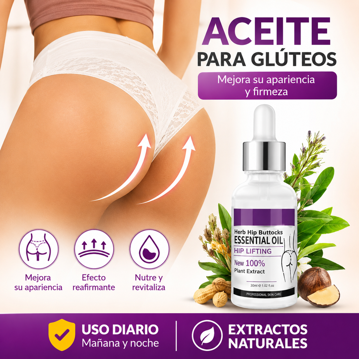 ACEITE REAFIRMANTE DE GLUTEOS DS2025-10