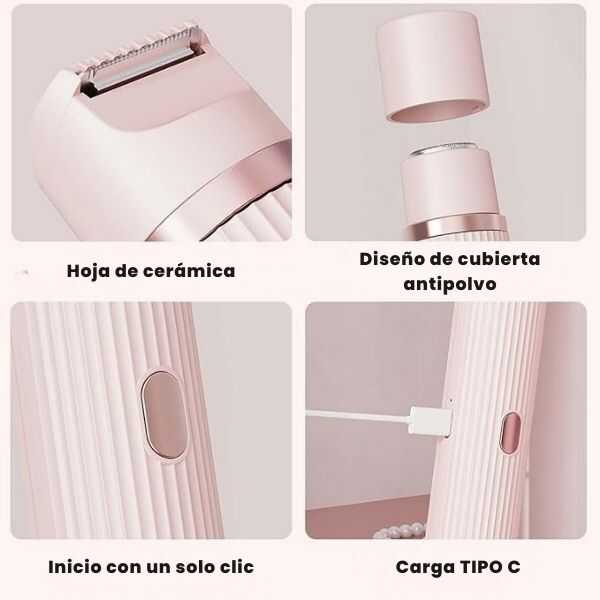 BellaLuxe® Máquina de Afeitar Doble Cabeza