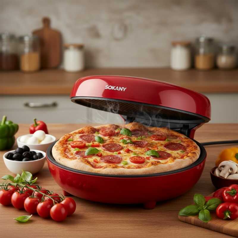 PizzaForno® Máquina para Hacer Pizza de 1000W