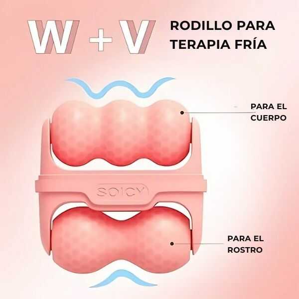 SkinRoller® Rodillo Congelable para Terapia en Frío en Rostro y Cuerpo