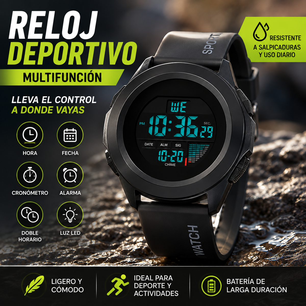 RELOJ SPORTWATH DEPORTIVO🔥🍹 PROMO