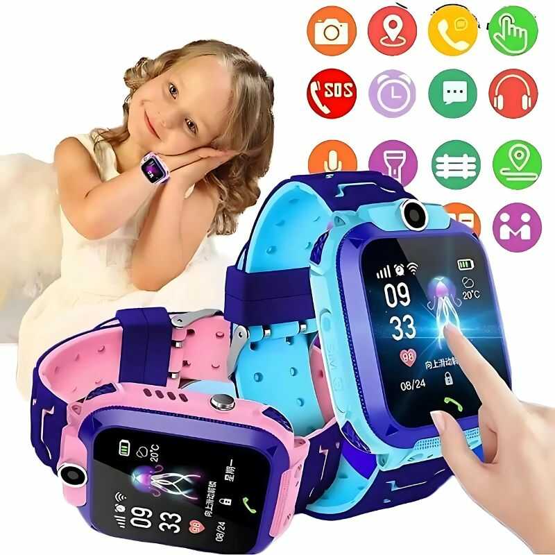 SafeKid® Reloj Inteligente para Niños+GPS+Cámara