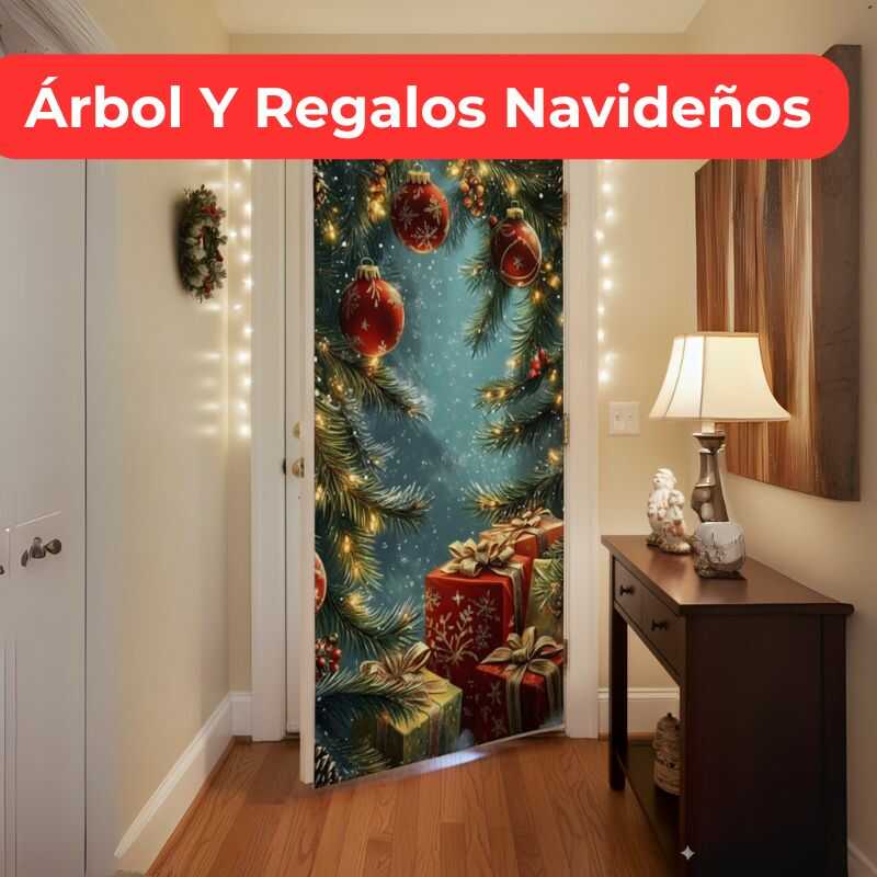 Funda Elástica Navideña para Puertas