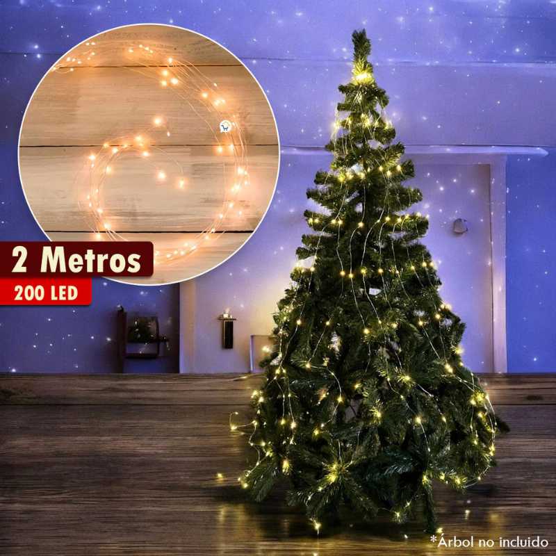 LumiThree® Luces Navideñas Microled en Cascada para Árbol