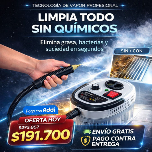 AirClean® Limpiadora Vapor Eléctrico Presión
