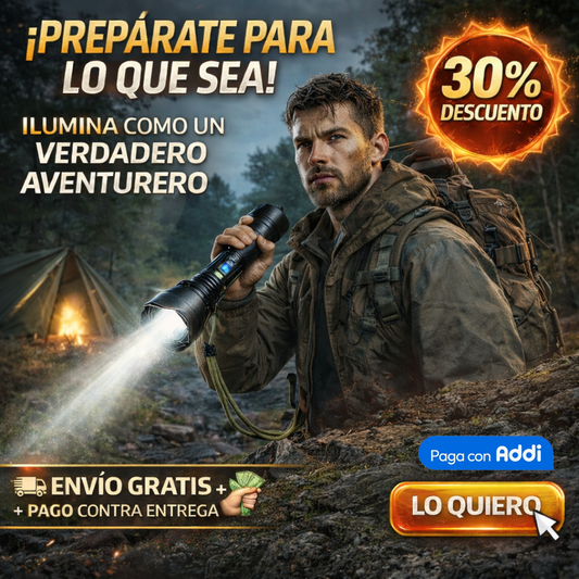 SkyFire® Linterna para Aventuras con SuperPotencia
