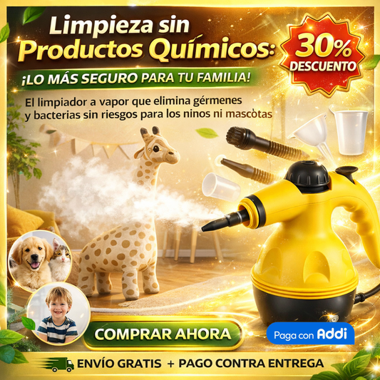 CleanPresion® Limpiador A Vapor Electrico Multifuncional