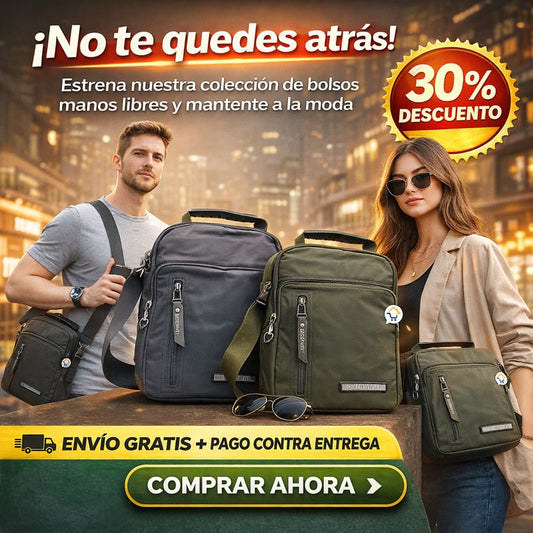 Zippio® Bolso Unisex Manos Libres Importado de Italia