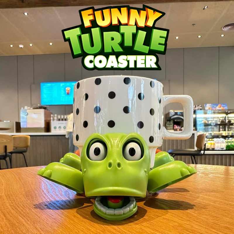 TurtleCoaster® Portavasos De Tortuga 3d