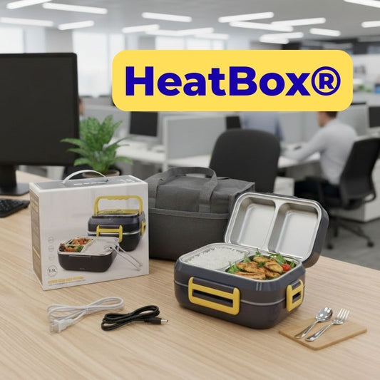 HeatBox® Kit de Lonchera Eléctrica con Sellado Hermético