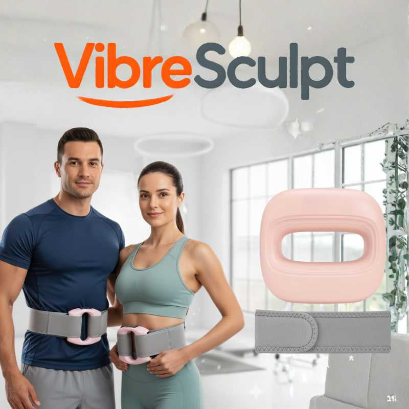 VibreSculpt® Masajeador Muscular Percutor con Cinturón