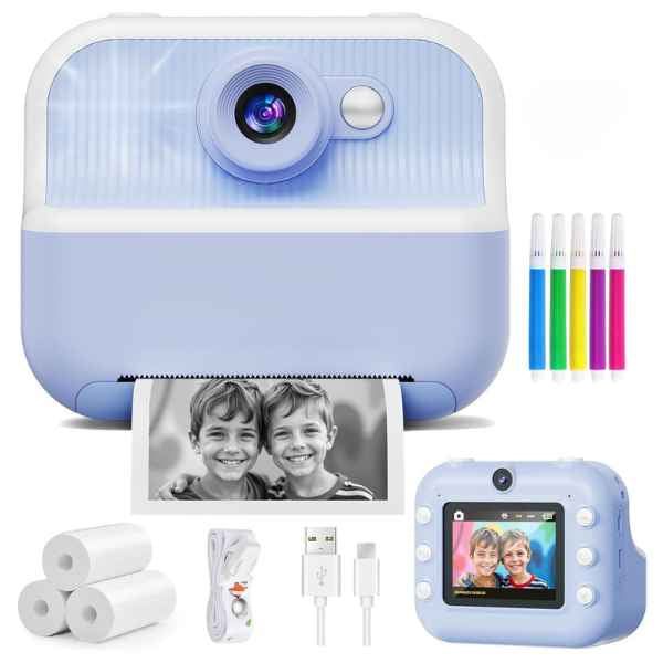 PhotoYa!® Cámara de Impresión Instantánea para Pequeños Exploradores