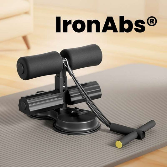 IronAbs® Ejercitador De Abdomen Con Banda Elástica de Soporte