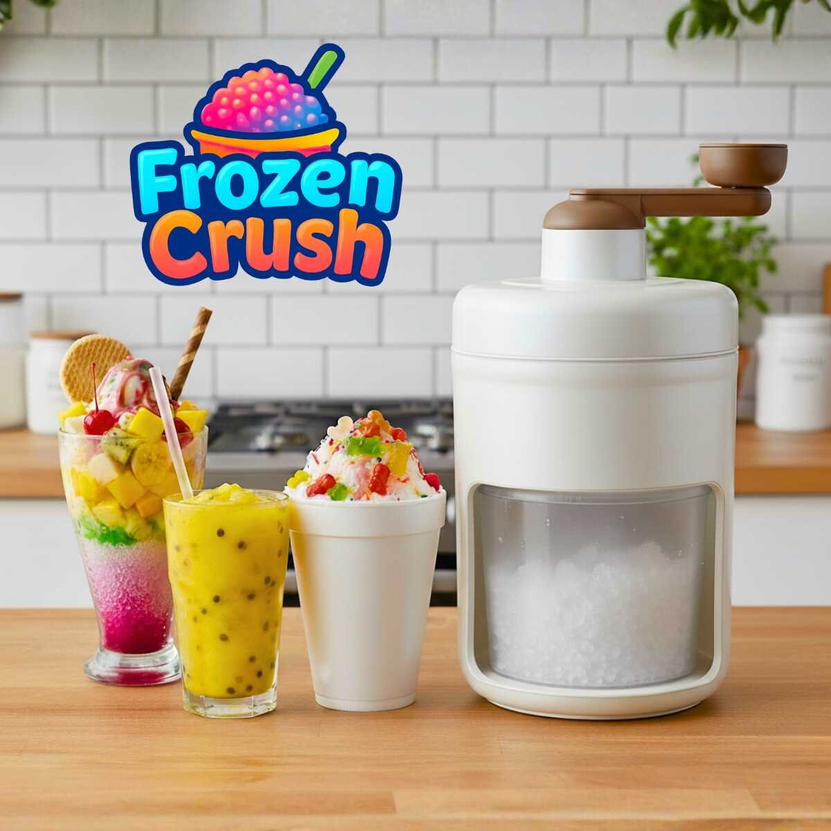 FrozenCrush® Máquina de Granizados y Trituradora de Hielo