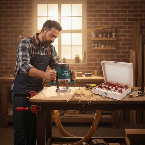 ProRouter® Set de 12 Fresas para Madera