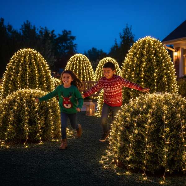 LumiThree® Luces Navideñas Microled en Cascada para Árbol