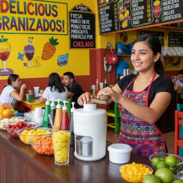 FrozenCrush® Máquina de Granizados y Trituradora de Hielo