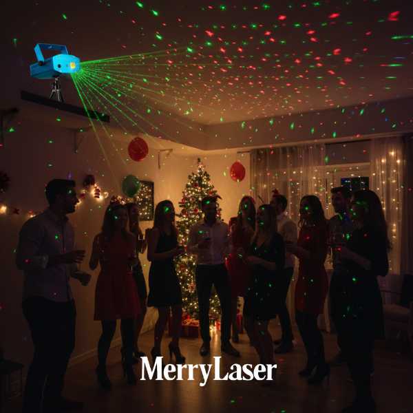 MerryLaser® Proyector Laser con Estilos Navideños