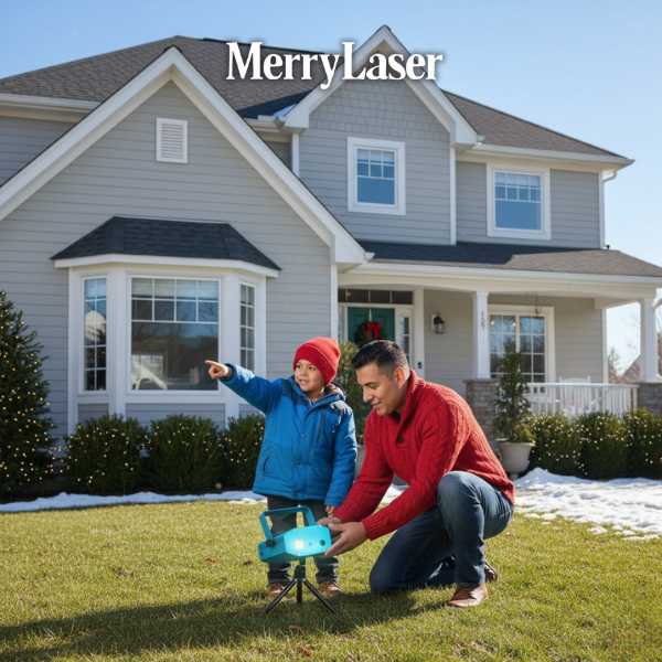 MerryLaser® Proyector Laser con Estilos Navideños