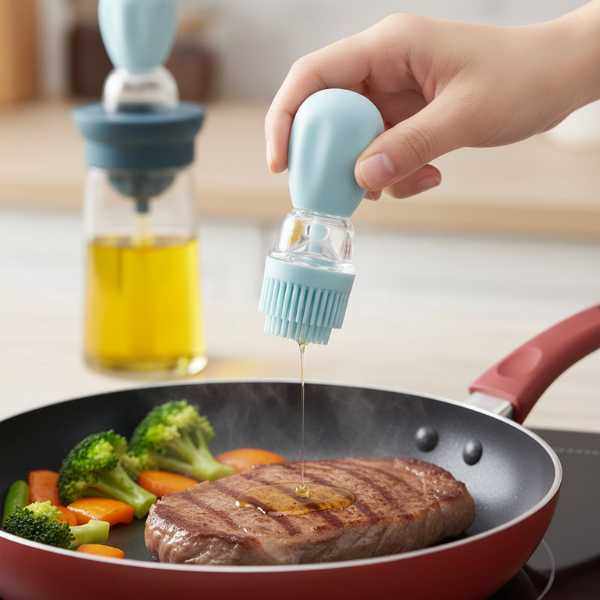 ¡Compra 1 Lleva 2! Dispensador De Aceite Antiderrames Con Cepillo