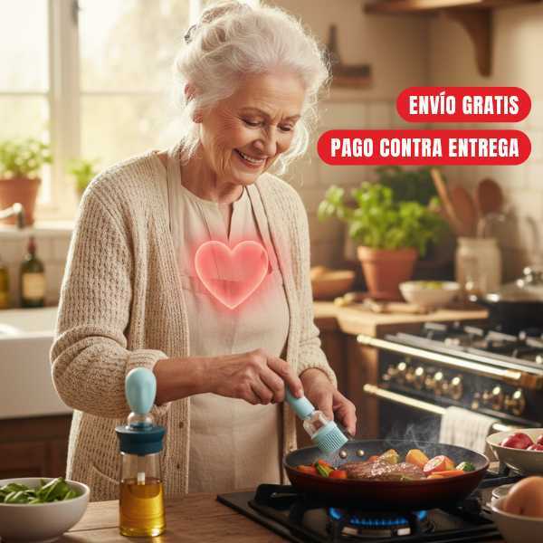 ¡Compra 1 Lleva 2! Dispensador De Aceite Antiderrames Con Cepillo