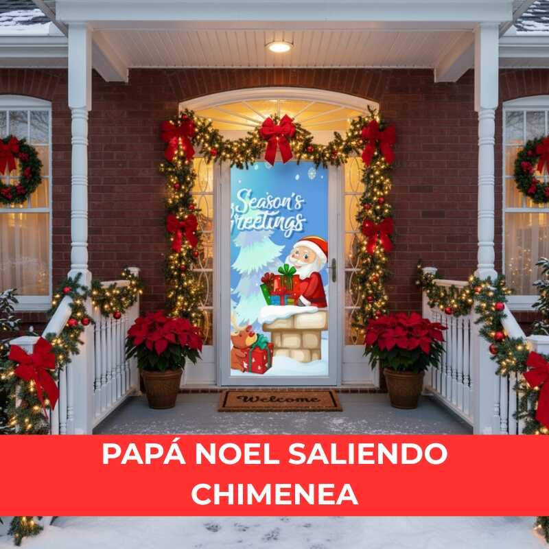 Funda Elástica Navideña para Puertas