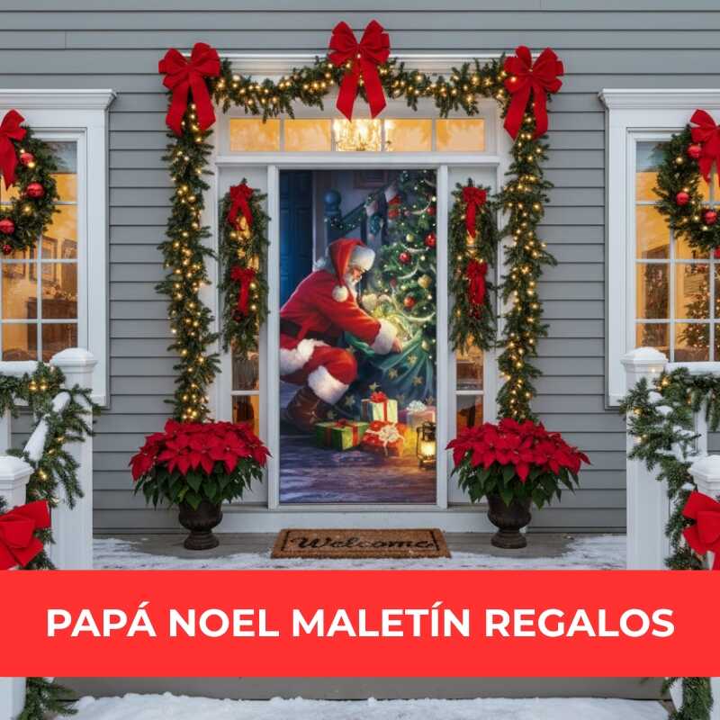 Funda Elástica Navideña para Puertas