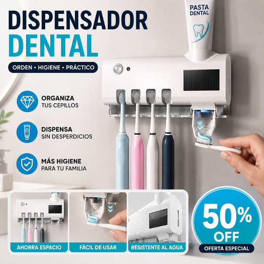 Dispensador Crema Dental+ Soporte Esteri
