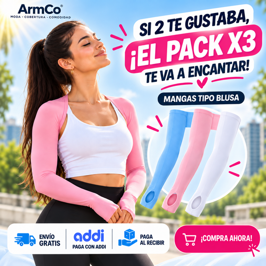 ArmCo® Mangas Tipo Blusa
