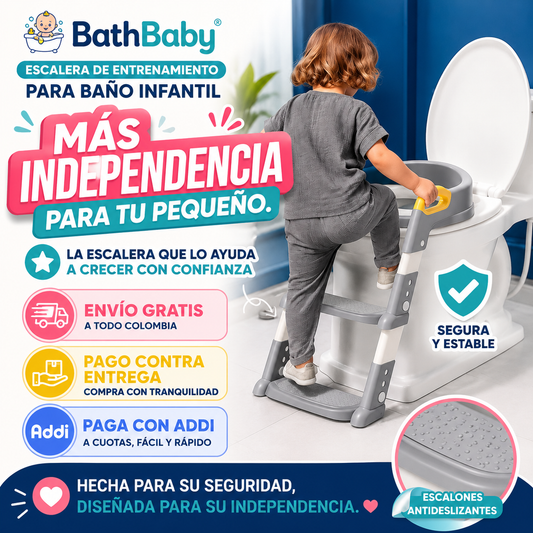 BathBaby® Escalera Baño De Entrenamiento Inodoro