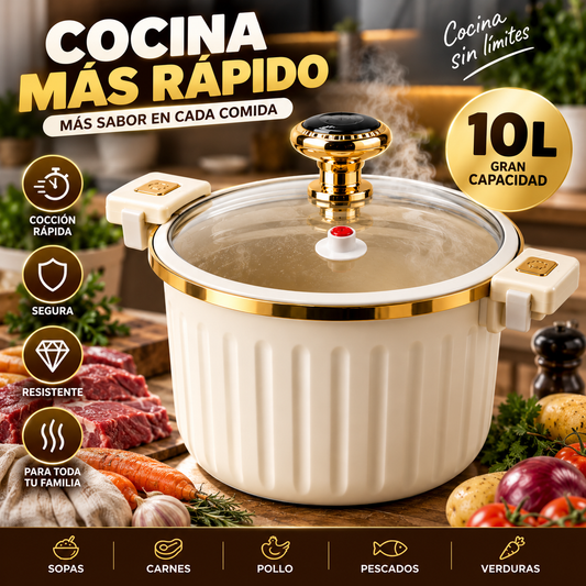 CookYa!® Olla con Micro Presión de 10 Litros