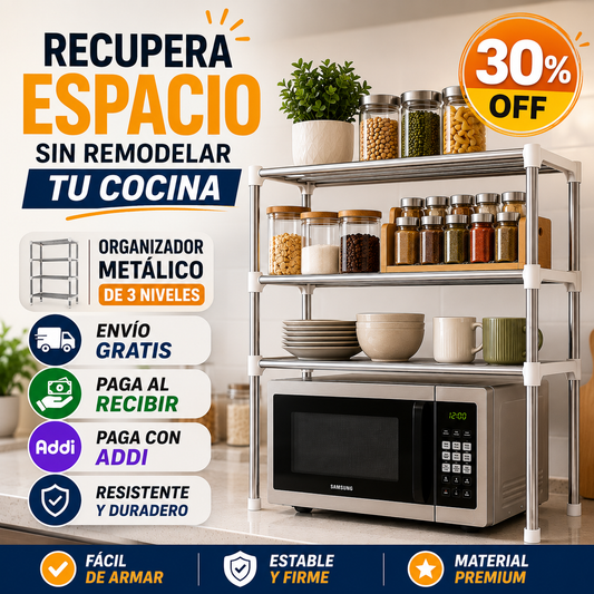 3Level® Organizador Multiusos de 3 Niveles