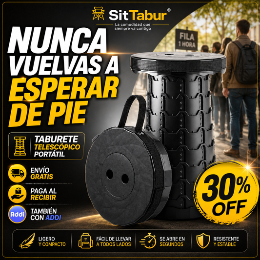 SitTabur® Taburete Silla Plegable Portatil