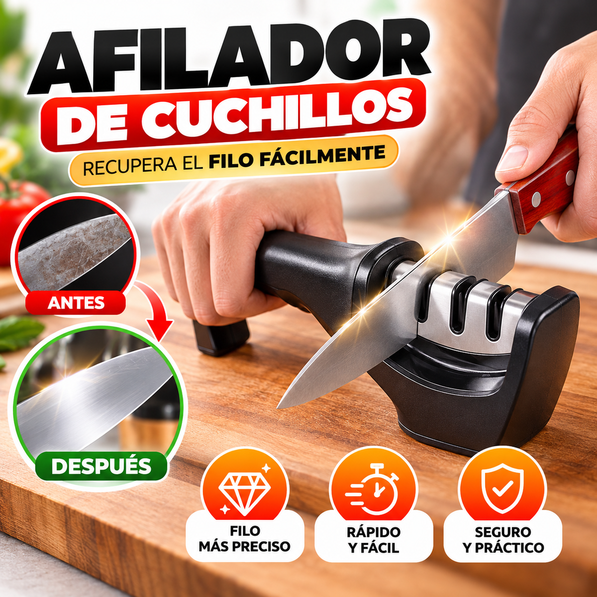 AFILADOR DE CUCHILLOS HCK-668