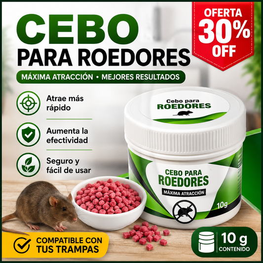 Cebo para captura de roedores 10 G