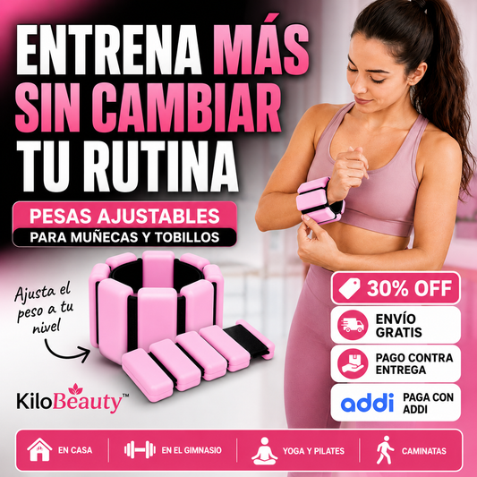 KiloBeuty® Pesas Muñequeras y Tobilleras