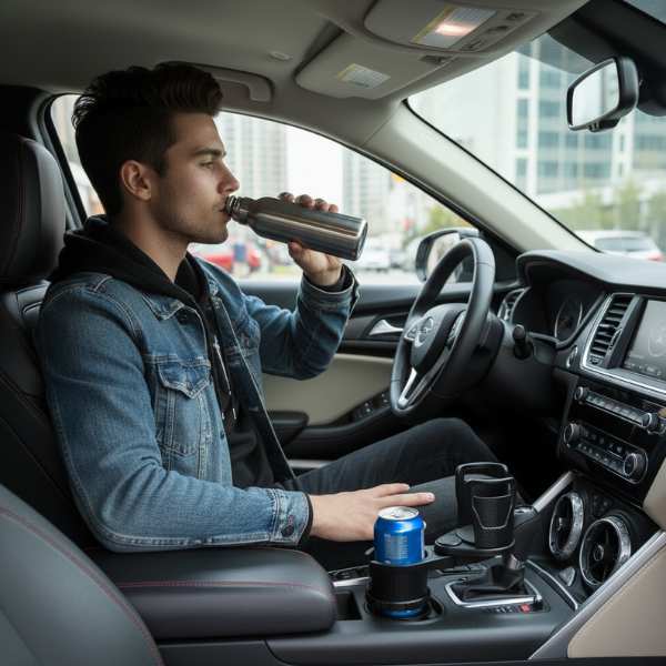 DuoSip® Portavasos Premium 2 en 1 para Carro