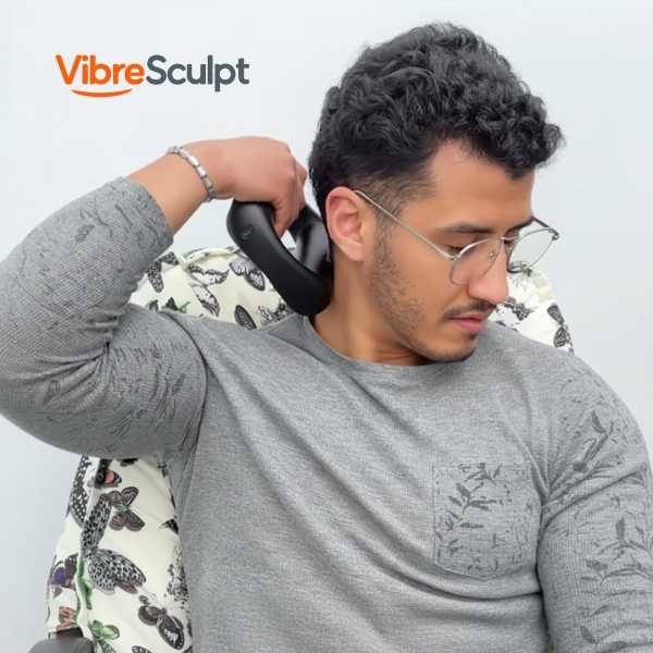 VibreSculpt® Masajeador Muscular Percutor con Cinturón