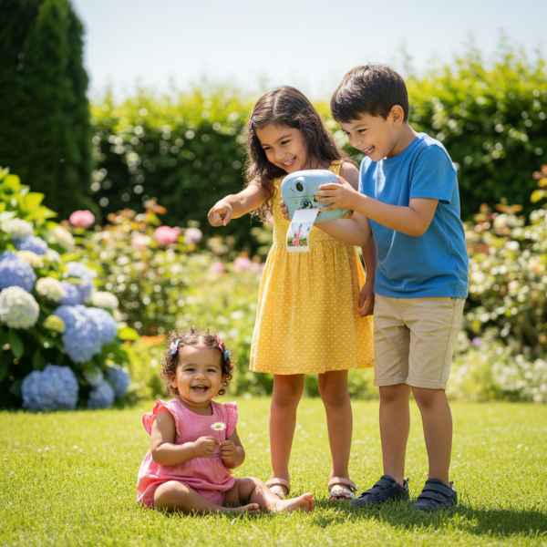 PhotoYa!® Cámara de Impresión Instantánea para Pequeños Exploradores