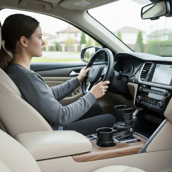 DuoSip® Portavasos Premium 2 en 1 para Carro