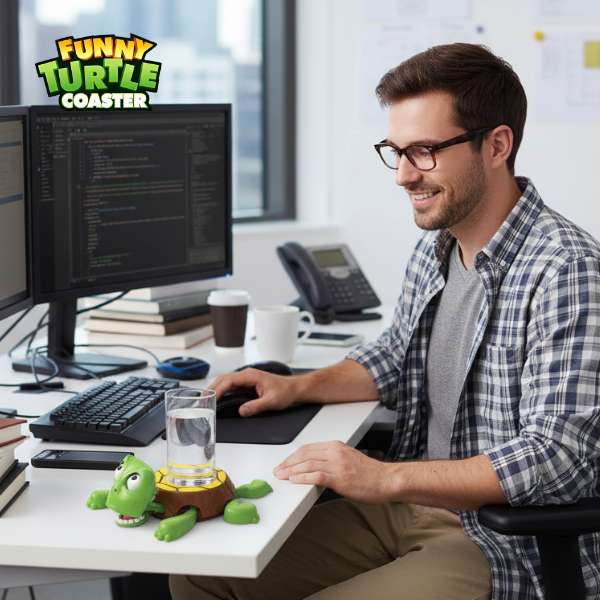 TurtleCoaster® Portavasos De Tortuga 3d