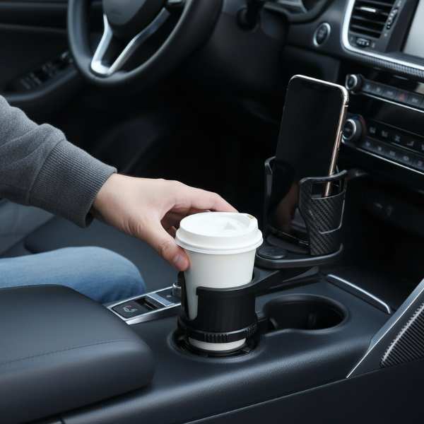 DuoSip® Portavasos Premium 2 en 1 para Carro