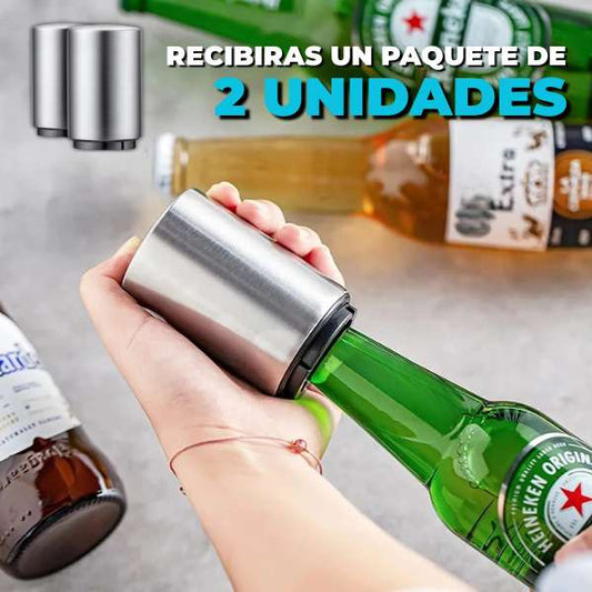 MagneticTap® Destapador Magnético de Botellas Automático por 2 Unidades