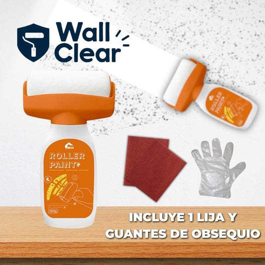 WallClear® Rodillo Rellenable Renovador de Paredes