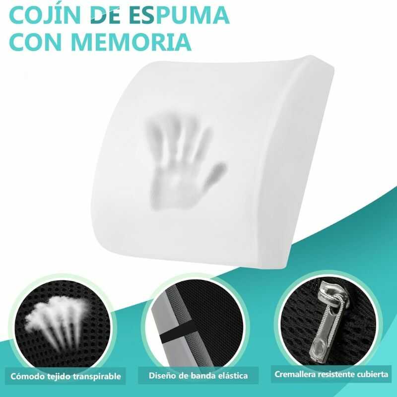 OrthoTherapy™ Kit Ortopédico Cojín de Coxis & Soporte Espaldar