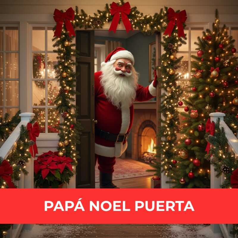 Funda Elástica Navideña para Puertas