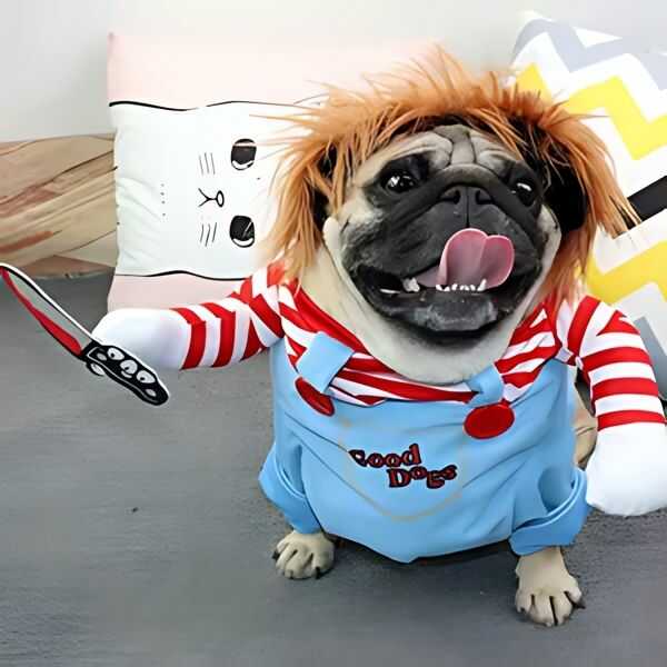 Disfraz para Mascotas de Chucky Halloween