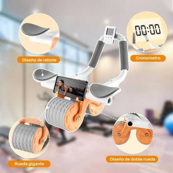 AbsPro® Rodillo Abdominal de Rebote Automatico