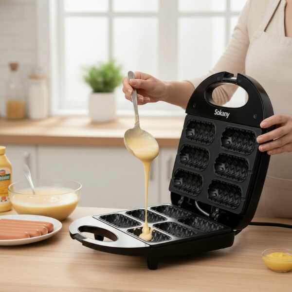 Original Sokany® Maquina para Hacer CornDogs Antiadherente